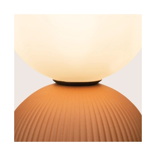 2590 TABLE LIGHT 1xG9 LED MAX 9W CLAY TERRACOTTA - BLACK Zambelis Lights