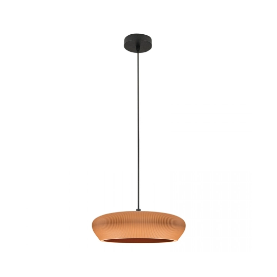 2591 PENDANT LIGHT 2xG9 LED MAX 9W TERRACOTTA - SANDY BLACK CLAY - METAL Zambelis Lights