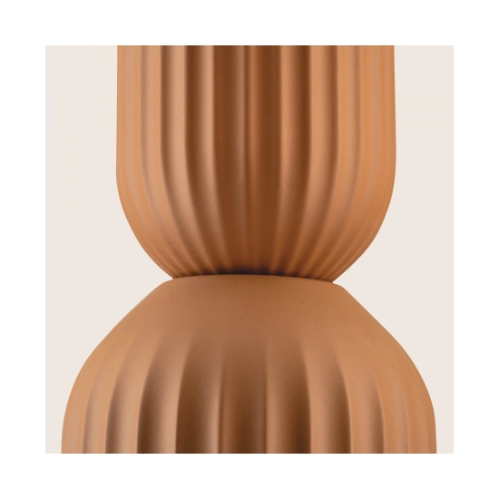2596 PENDANT LIGHT 1xE27 LED MAX 11W TERRACOTTA - SANDY BLACK CLAY - METAL Zambelis Lights