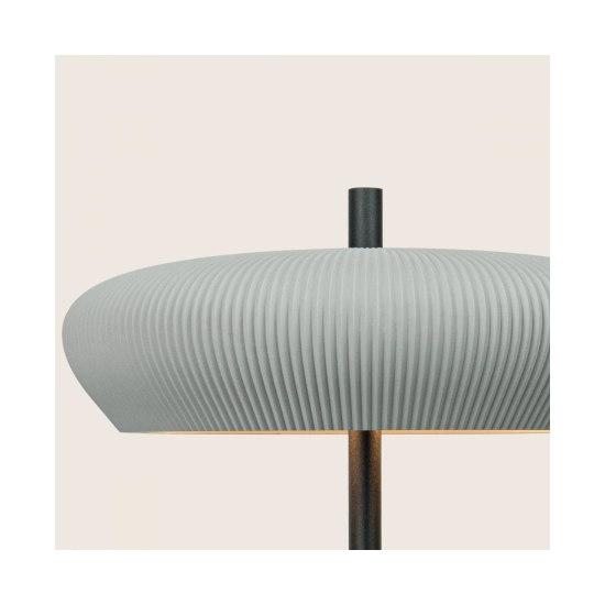 2594 TABLE LIGHT 2xG9 LED MAX 9W GREY - SANDY BLACK CLAY - METAL Zambelis Lights