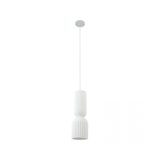2595 PENDANT LIGHT 1xE27 LED MAX 11W WHITE - CLAY - METAL Zambelis Lights