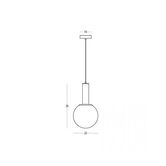 Lampa wisząca 2602 E27 7W Zambelis Lights - zdjęcie 4