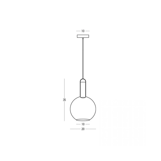 Lampa wisząca LED 2604 5W 3000K Zambelis Lights - zdjęcie 4