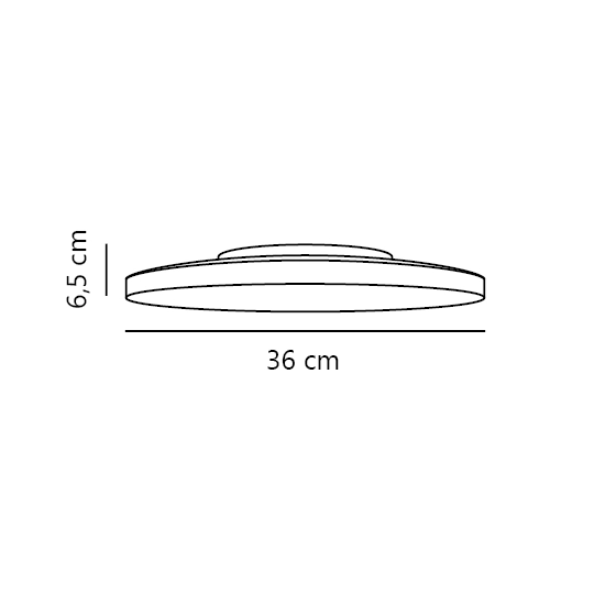 Plafon LED Serenova 36 biały – 2610066001 Nordlux