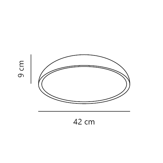 Lampa sufitowa LED Penelopa 42 cm Switch Dim – biała 2610106001 Nordlux