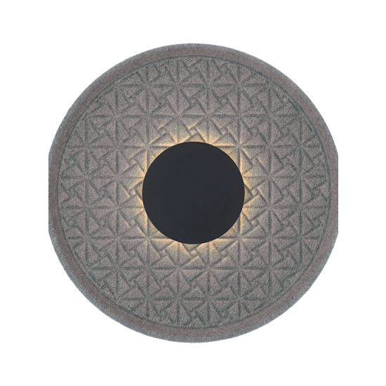 2617 WALL LED ACOUSTIC LIGHT 6W 3000K GREY SNOW PATTERN METAL - ACRYLIC Zambelis Lights