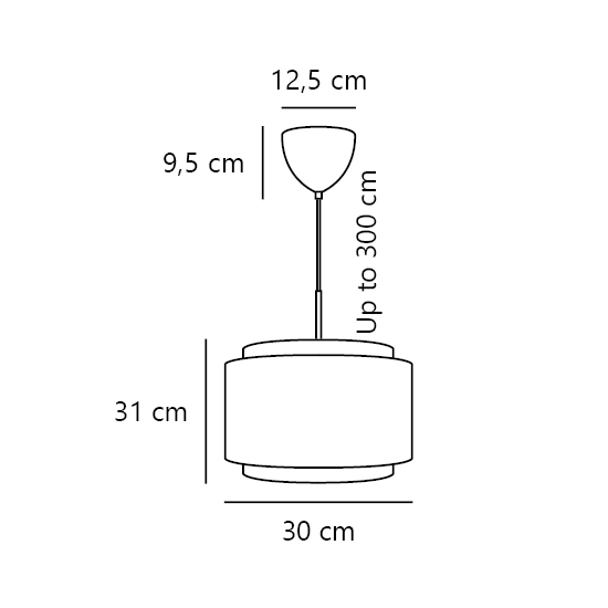 Lampa wisząca Takai 30 beżowa – 2620003018 DFTP by Nordlux