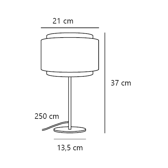 Lampa stołowa Takai beżowa – 2620015018 DFTP by Nordlux