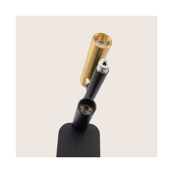 2632 WALL LED LIGHT 6W 3000K PLUG & PLAY SANDY BLACK-BRUSHED GOLD Zambelis Lights