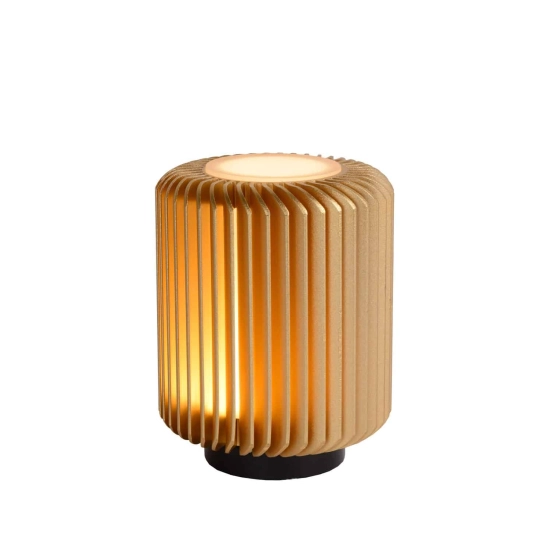 Lampa stołowa TURBIN Ø 10,6 cm LED 1x5W 3000K złoty mat / mosiądz 26500/05/02 Lucide - zdjęcie produktu