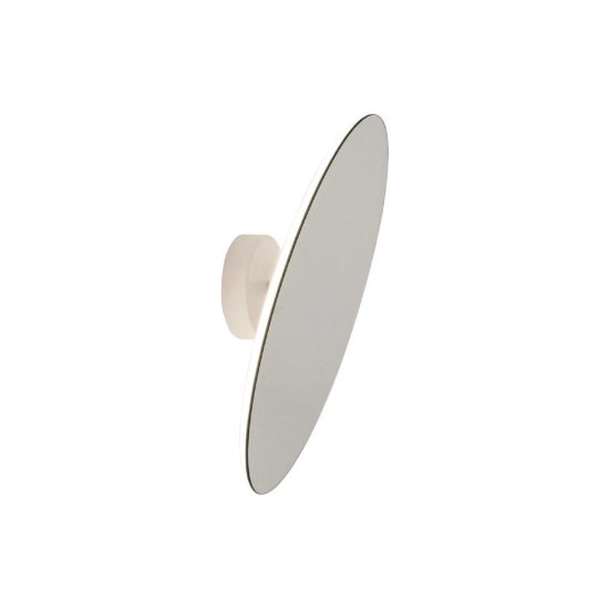 2667 MIRROR WITH LED LIGHT 10W 3000K ROUND BACK LIGHT WHITE MATT IP20 Zambelis Lights