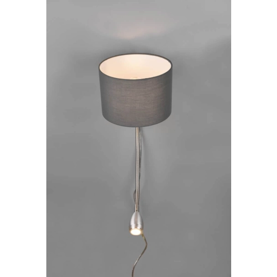 kinkiecik.pl Kinkiet E14+LED szary HOTEL 271170211 TRIO