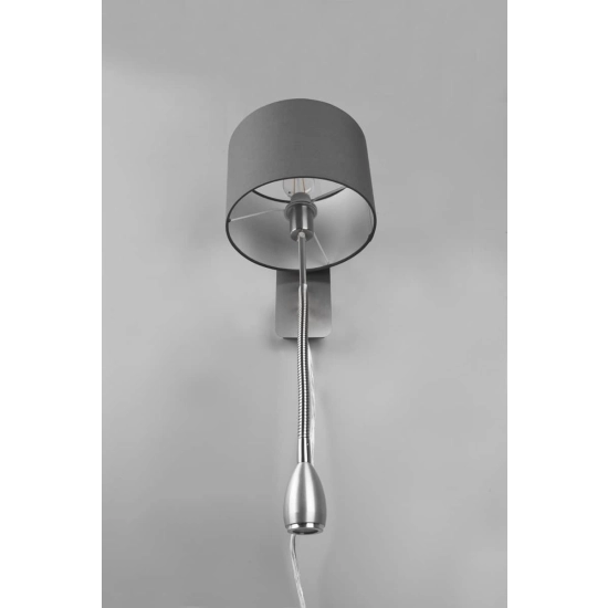 kinkiecik.pl Kinkiet E14+LED szary HOTEL 271170211 TRIO
