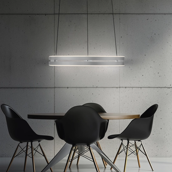 Lampa wisząca Pure E-loop Aluminium 2550-95 Paul Neuhaus - zdjęcie dodatkowe 9