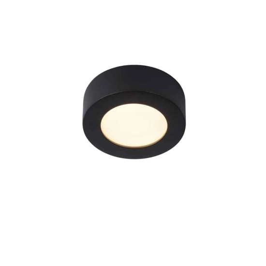 Plafon BRICE Ø 11,7 cm LED Dim. 1x8W 3000K IP44 czarny 28116/11/30 Lucide - zdjęcie produktu