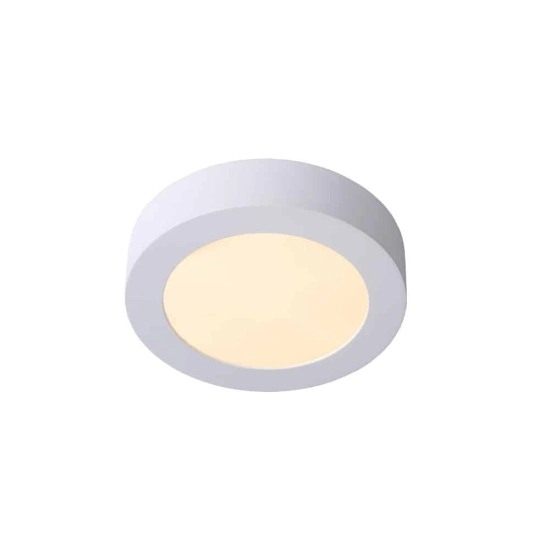 Plafon BRICE Ø 18 cm LED Dim. 1x11W 3000K IP44 biały 28116/18/31 Lucide - zdjęcie produktu