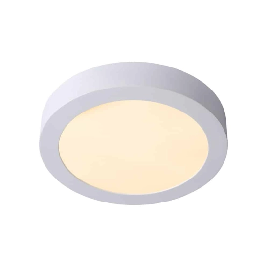 Plafon BRICE Ø 24 cm LED Dim. 1x15W 3000K IP44 biały 28116/24/31 Lucide - zdjęcie produktu
