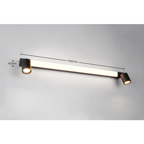 ENRICO – 281479332 incl. 1x SMD, 9W · 1x 1200lm, 2300+3000+4000K excl. 2x GU10 · max. 5W TRIO