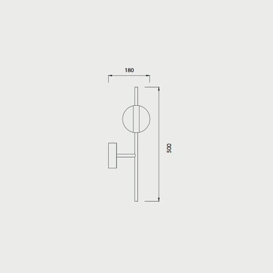 Lampa ścienna Mantra Cuba 7163MA - zdjęcie dodatkowe 1