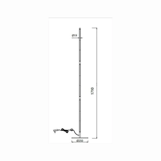 Lampa podłogowa Mantra Torch 6735MA - zdjęcie dodatkowe 1