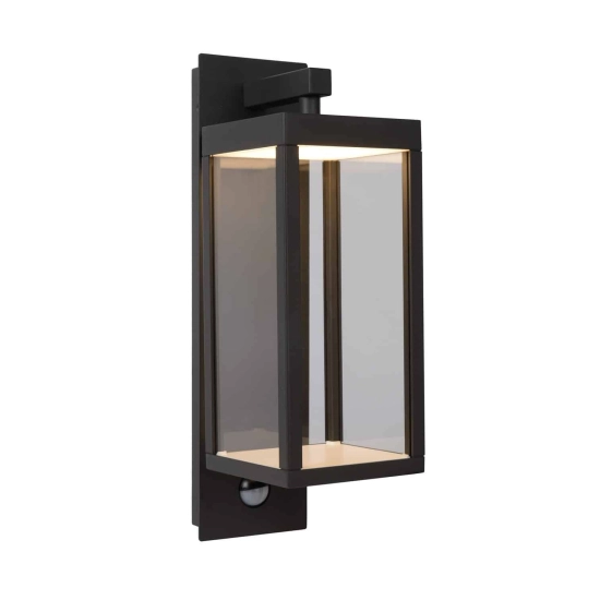 Kinkiet z czujnikiem CLAIRETTE LED 1x15W 3000K IP54 Anthracite 28861/10/30 Lucide - zdjęcie produktu