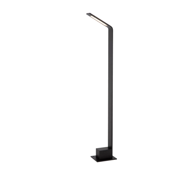 LAWFORD Słupek zewnętrzny LED 1x6W 3000K IP54 czarny 29831/80/30 Lucide - zdjęcie produktu
