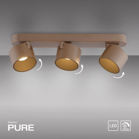 Lampa sufitowa Pure Cup Brązowa 6227-97 Paul Neuhaus - zdjęcie produktu