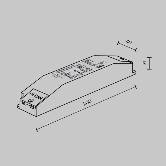 Zasilacz Flarity 60-220-240-24-G2 60W Maytoni - zdjęcie dodatkowe 1