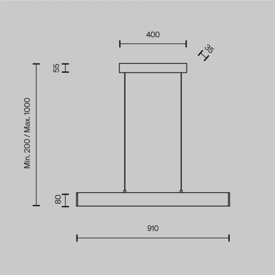Lampa wisząca STEP P010PL-L23G3K Maytoni - zdjęcie dodatkowe 9