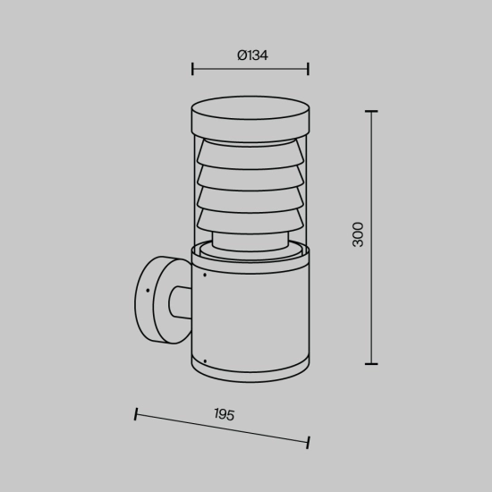 Lampa ścienna (kinkiet) Spir O439WL-L12GF3K Maytoni - zdjęcie dodatkowe 5