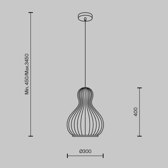 Lampa wisząca Roots MOD192PL-01W1 Maytoni - zdjęcie dodatkowe 4