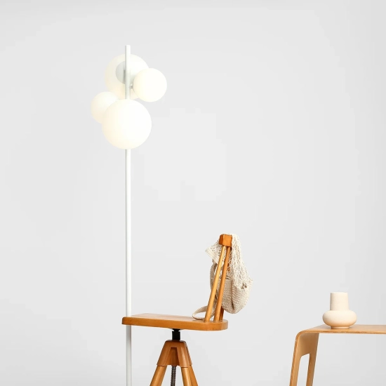 LAMPA STOJĄCA BLOOM BIAŁY 1091A ALDEX - zdjęcie produktu