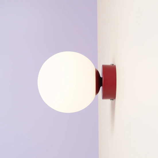 BALL WALL RED WINE S 1076C15_S Kinkiet #colours Aldex - zdjęcie dodatkowe 1