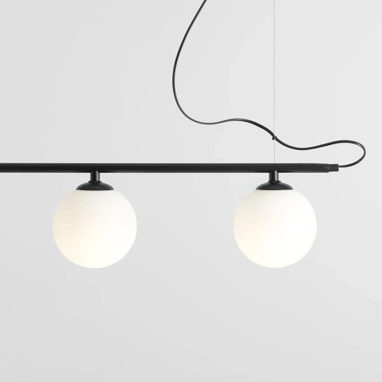 BERYL GLASS 5 CZARNY 1006F1 Nowoczesna lampa wisząca Aldex - zdjęcie dodatkowe 2