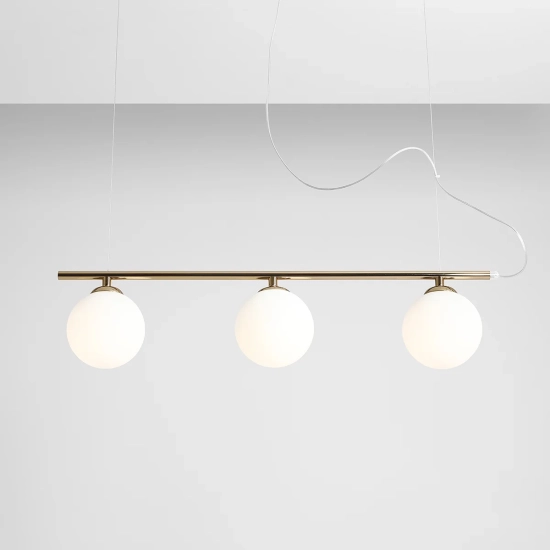 LAMPA WISZĄCĄ BERYL GLASS 3 ZŁOTY 1006E_30 ALDEX - zdjęcie dodatkowe 1