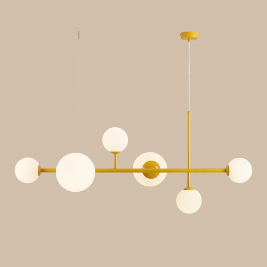 DIONE 6 MUSTARD 1092K14 Nowoczesna lampa wisząca #colours Aldex - zdjęcie produktu