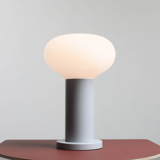 LAMPKA BIURKOWA FLO SZARY S (opal glass) 7000B22_S Aldex - zdjęcie dodatkowe 2