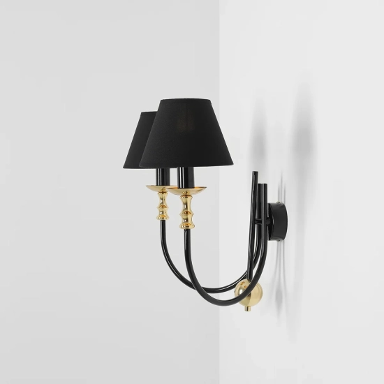 ROMA WALL 2 CZARNY 1118D1 Elegancki kinkiet Aldex - zdjęcie dodatkowe 1