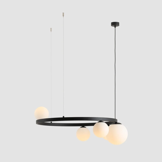 Lampa wisząca GARDA 5 RING CZARNY 1099F1_R Aldex - zdjęcie dodatkowe 1