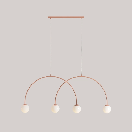 Lampa sufitowa UNA 4 CORAL L 1116L11_L Aldex - zdjęcie produktu