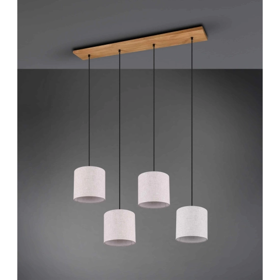 kinkiecik.pl Lampa wisząca ELMAU – 302100430 excl. 4x E27 · max. 60W TRIO