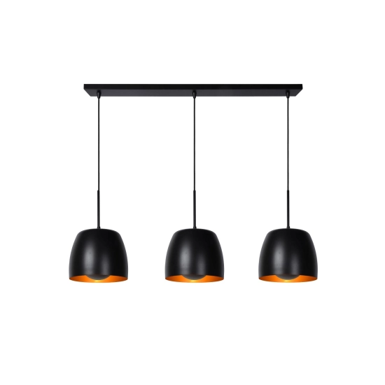 NOLAN Lampa wisząca 3xE27 czarny 30488/03/30 Lucide - zdjęcie produktu