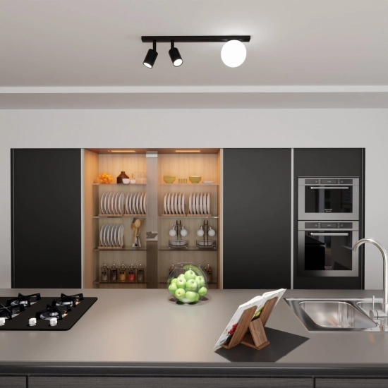 Lampa sufitowa BASTER 3 BLACK 1314/3 EMIBIG Lighting
