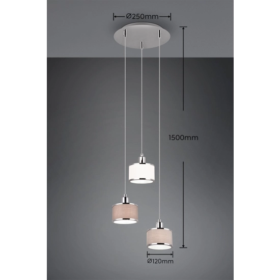 KAPRUN – 311630306 excl. 3x E14 · max. 28W TRIO