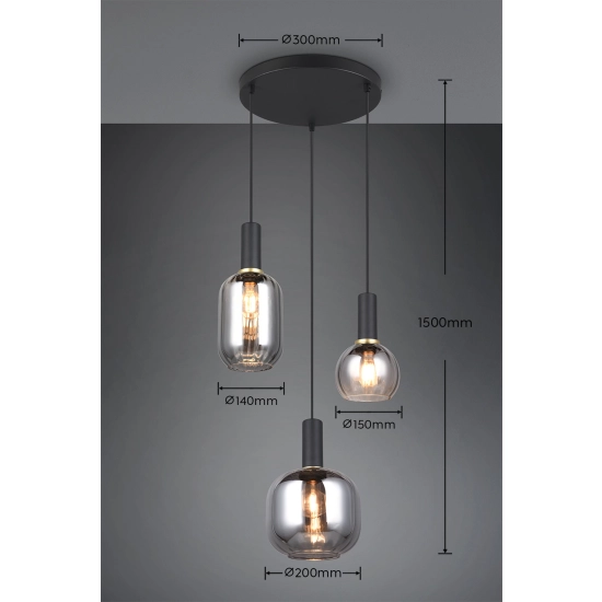 DIVA – 319830332 excl. 3x E27 · max. 10W TRIO