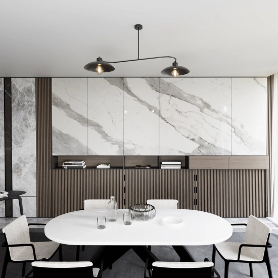 Żyrandol FOSTER 2 BLACK 1353/2 EMIBIG Lighting