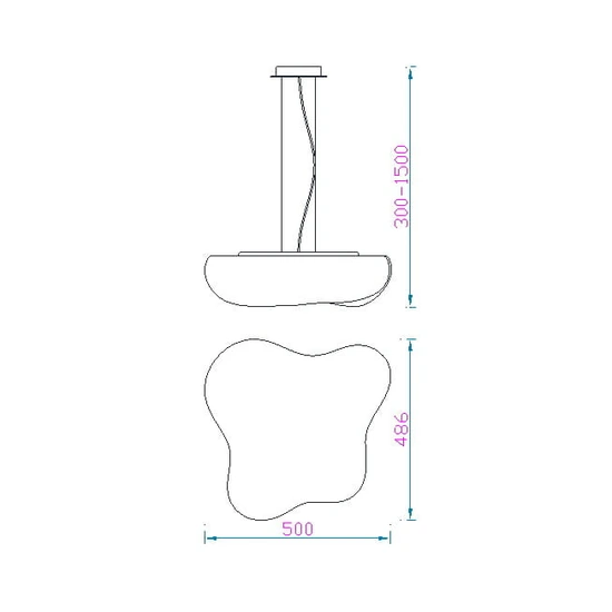 Lampa wisząca Mantra Eos 1883MA - zdjęcie dodatkowe 1