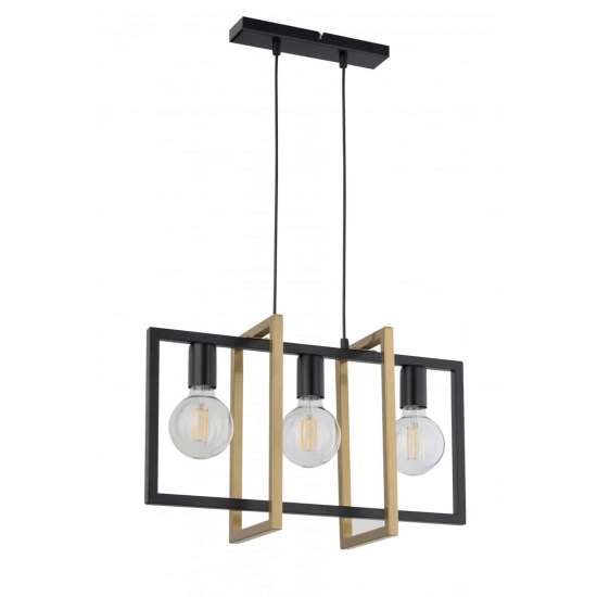 Lampa wisząca EDEN III black-gold 32234 Sigma - zdjęcie produktu