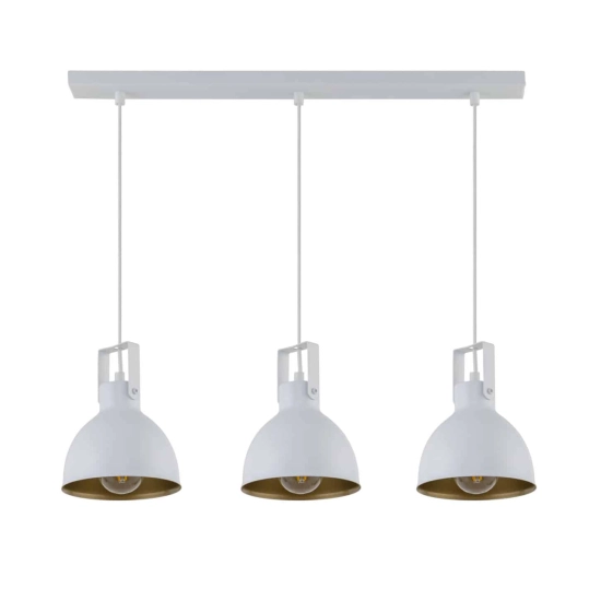 Lampa wisząca MARS 3 PROSTY BIAŁY ZŁOTY 32263 SIGMA - zdjęcie produktu