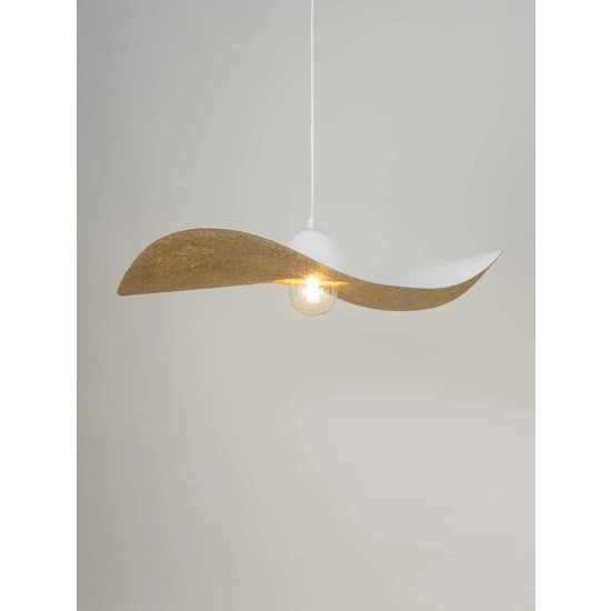 kinkiecik.pl Lampa KAPELLO L BIAŁY ZŁOTY FI76 32338 SIGMA